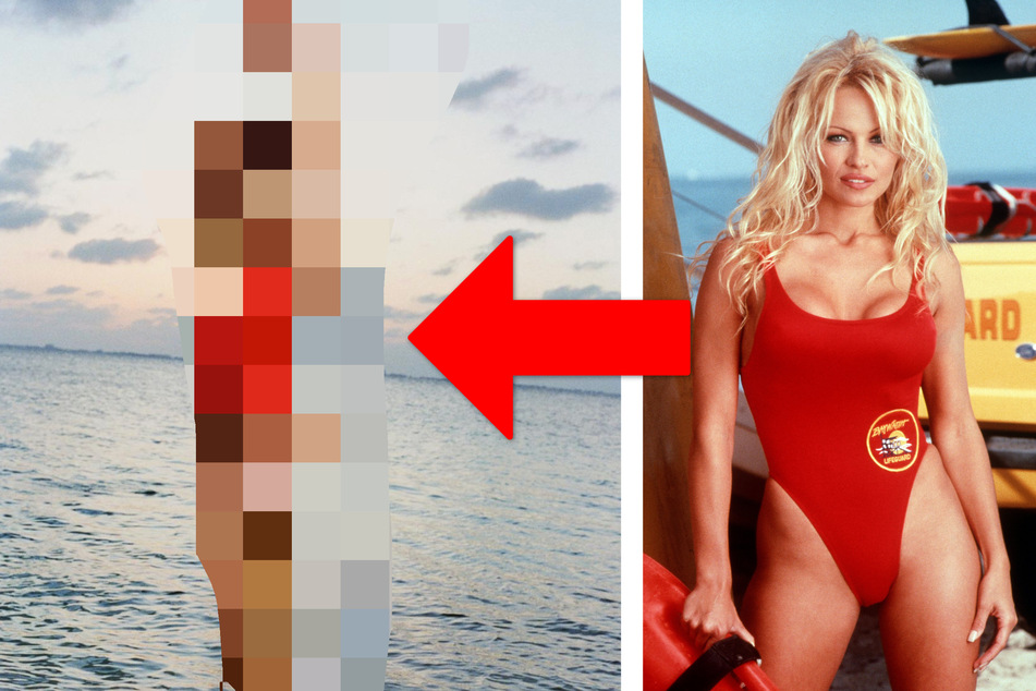 Pamela Anderson zeigt sich im heißen Baywatch-Look und lässt Bombe platzen