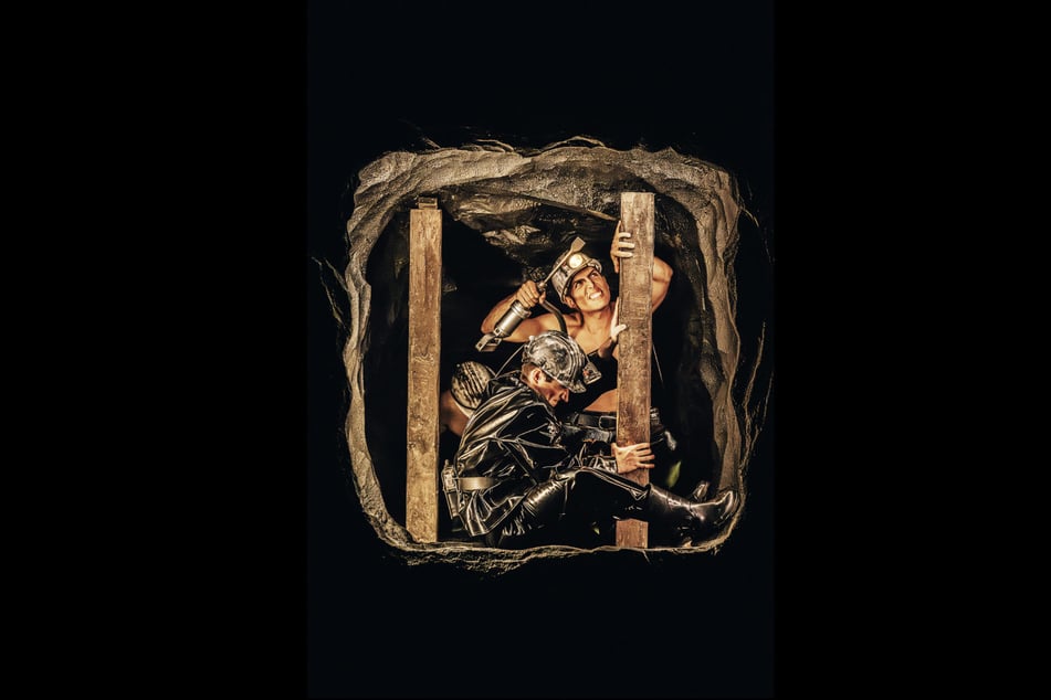 Die Oper "Rummelplatz" zeigt das harte Leben der Wismut-Kumpel in den 50er-Jahren - auch unter Tage.