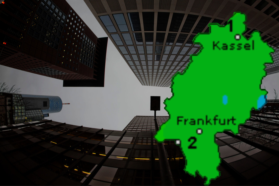 Auch in den kommenden Tagen bleibt der Himmel in Hessen weitgehend grau, so wie hier über Frankfurt.