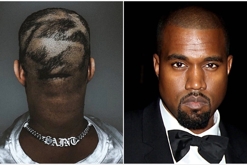 After debuting a new haircut last month, Kanye West appears to have shaven his head and eyebrows.