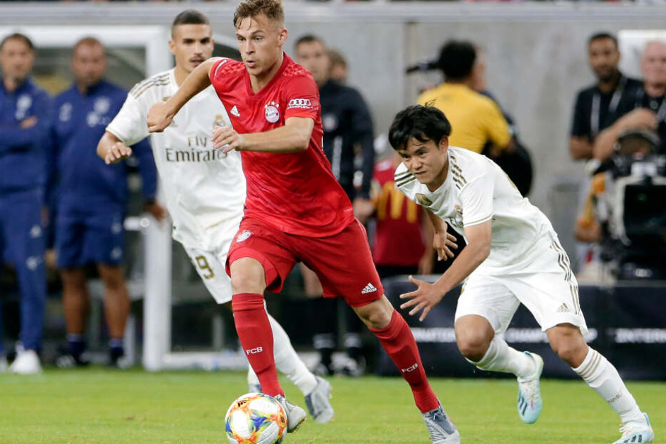 Joshua Kimmich spielte in der zweiten Halbzeit gegen Real Madrid auf der Thiago-Position.