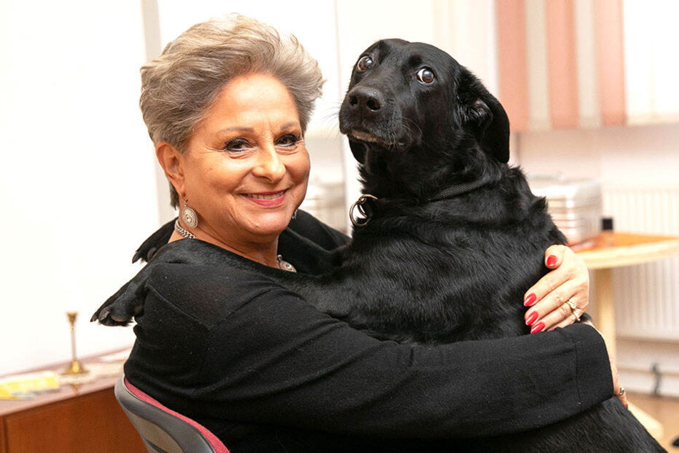 Die Labrador-Mischlingshündin Ruppi hat Dagmar Frederic von ihrer Tochter "geerbt".