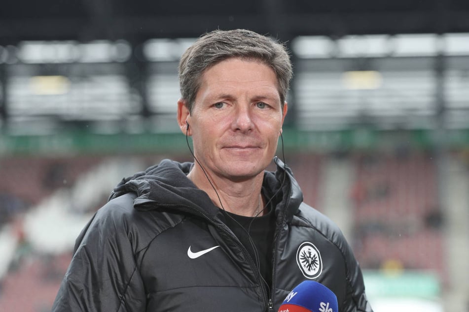 Eintracht Frankfurts Trainer Oliver Glasner (48) zeigte sich nach dem Spiel "glücklich und zufrieden mit dem Sieg".