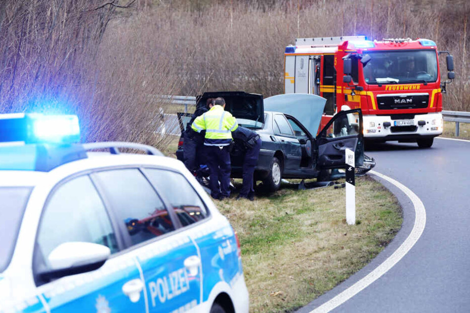 Die Anschlussstelle Dresden-Gorbitz war während der Ermittlungen gesperrt.