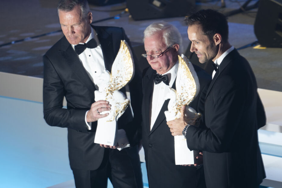 Henry Maske und Sven Hannawald wurden am Samstag beim Sportpresseball ausgezeichnet.