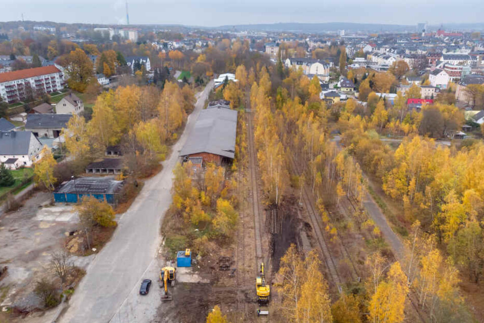Die Brache am Güterbahnhof zwischen Flemminggebiet und Kaßberg soll sich binnen drei Jahren in eine grüne Oase verwandeln.