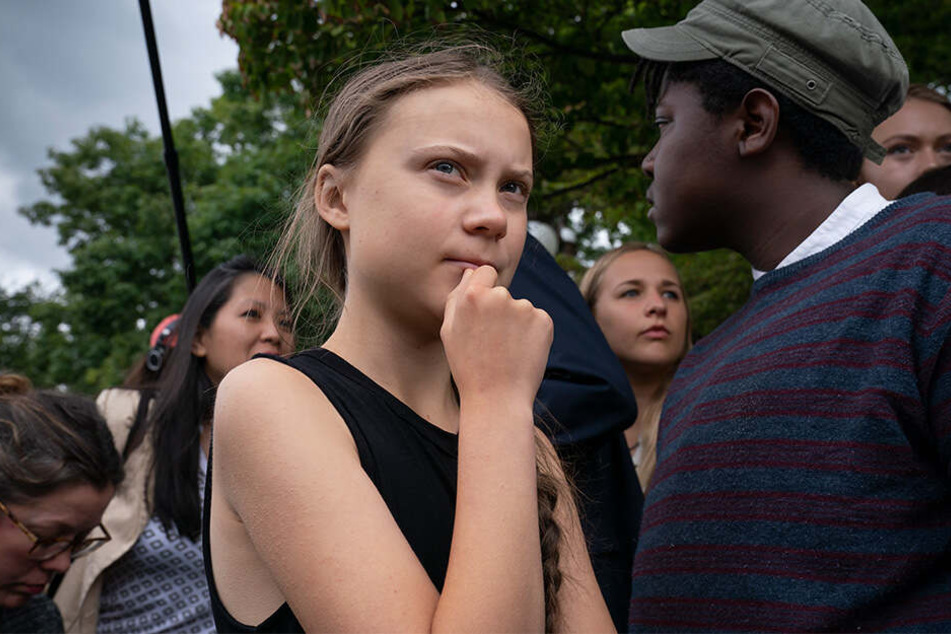 Greta Thunberg (16) am 17. September in Washington.