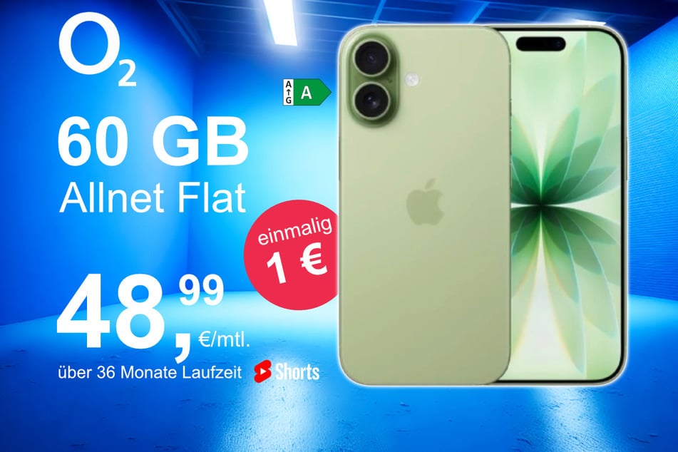 Das neue iPhone 17 inkl. 60 GB Datenvolumen für nur 1 Euro exklusiv bei o2.