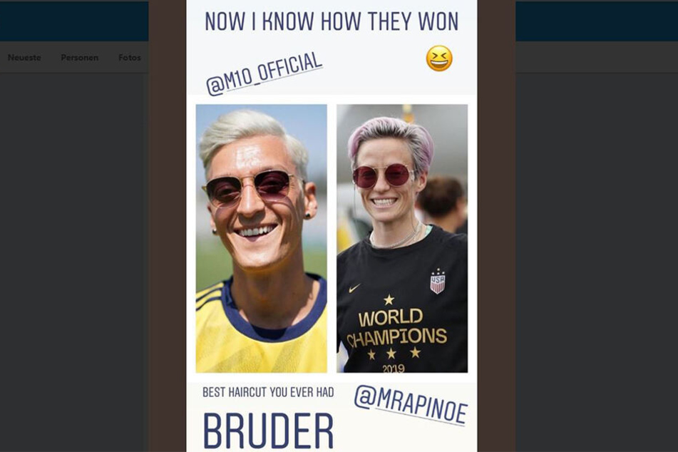 Der Instagram-Post von Team-Kollege Pierre-Emerick Aubameyang.
