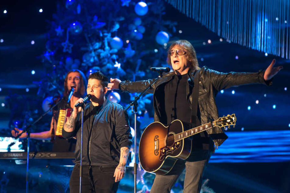 Oldie-Rocker trifft jungen Star: Dieter "Maschine" Birr sang gemeinsam mit Kerstin Ott.