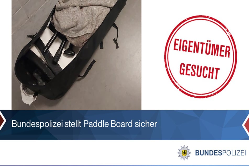 Dieses "Stand-up Paddle Board" wurde bei einer Kontrolle entdeckt.
