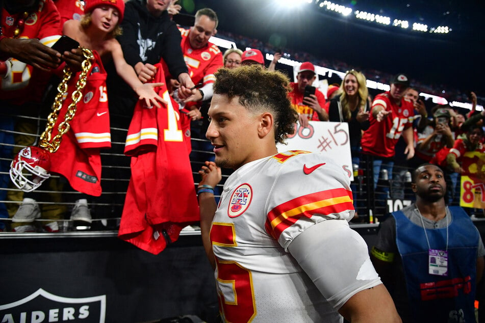 The Kansas Chiefs' Patrick Mahomes set a new record for total yards in a regular season by a quarterback.