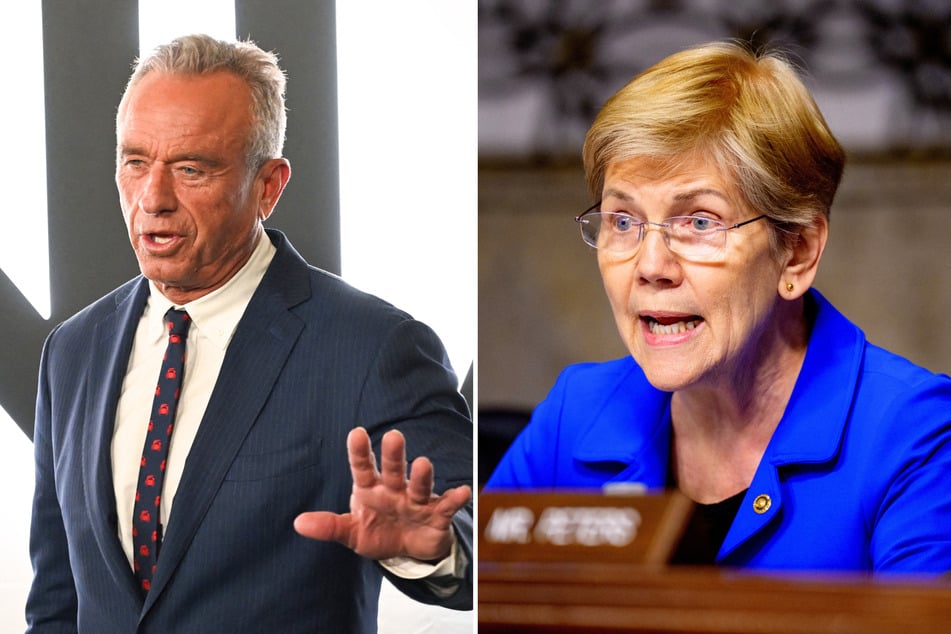 In a recent letter, Senator Elizabeth Warren (r.) and other Democrats accused Health Secretary Robert F. Kennedy Jr. of ignoring children affected by immigration raids.