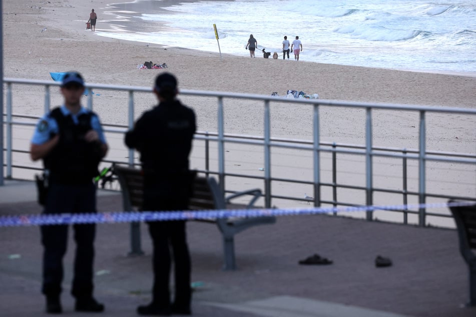Der Bondi Beach wurde nach dem Anschlag abgesperrt.