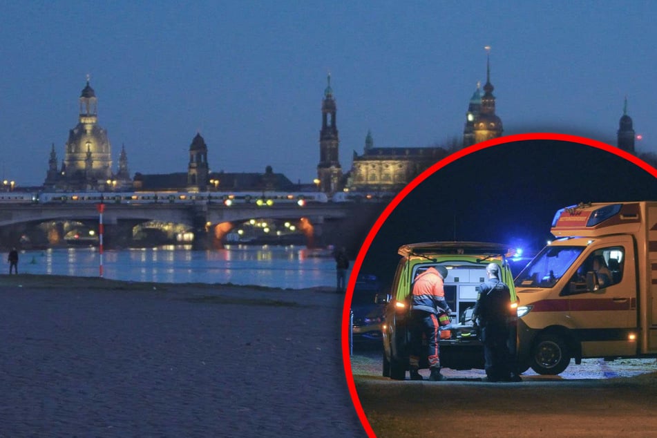 Dresden: Schock beim Spaziergang: Passanten hören Person in Elbe um Hilfe rufen