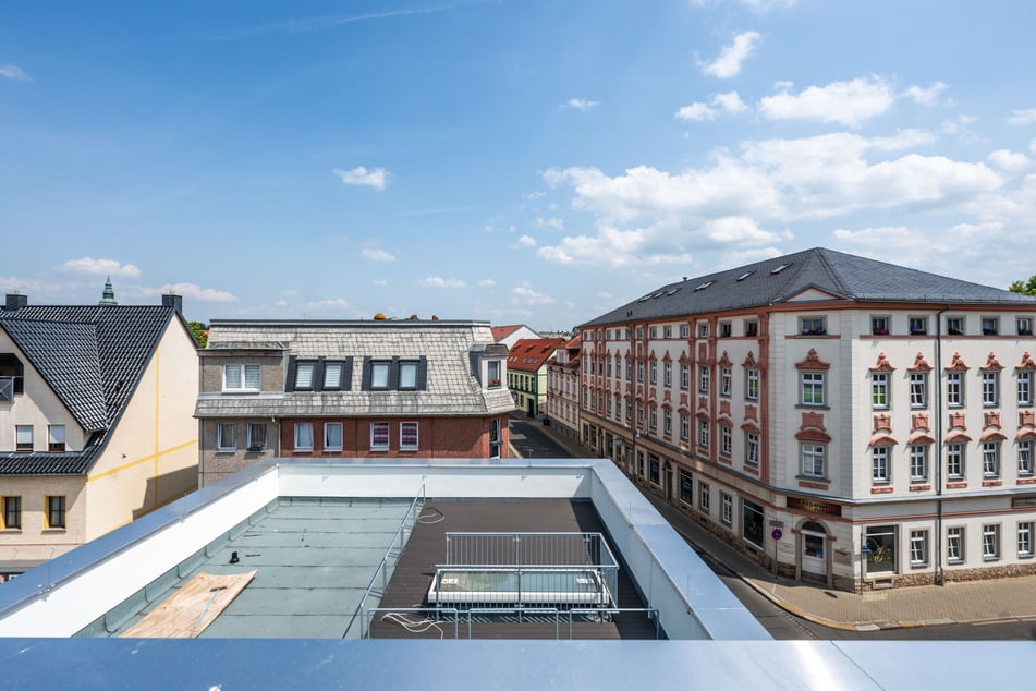 Blick von der Dachterrasse