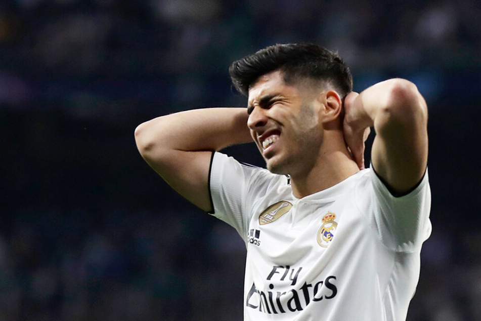 Sergio Asensio erzielte zwar den 1:3-Anschlusstreffer für Real Madrid, schied aber dennoch krachend aus der Champions League aus.