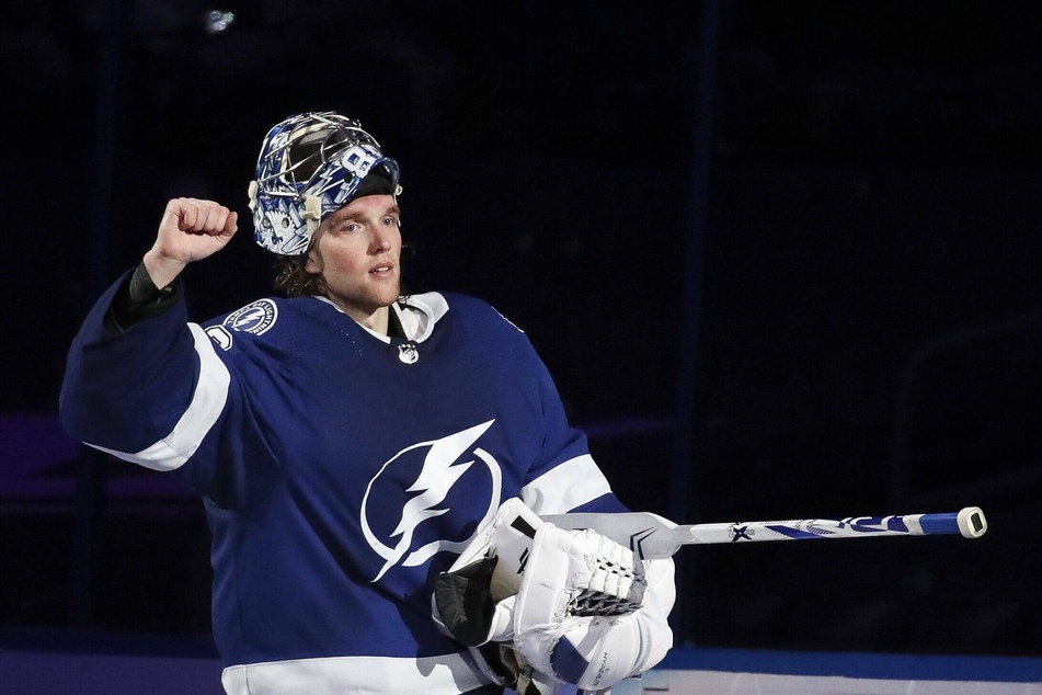 Lightning goalie Andrei Vasilevskiy earned his second career playoff shutout as the Lightning moves on to the second round