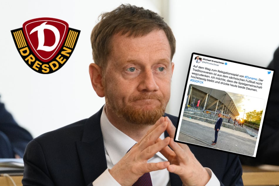 Peinlicher Fehler: Sachsens MP Kretschmer nennt Dynamo "Spielgemeinschaft"