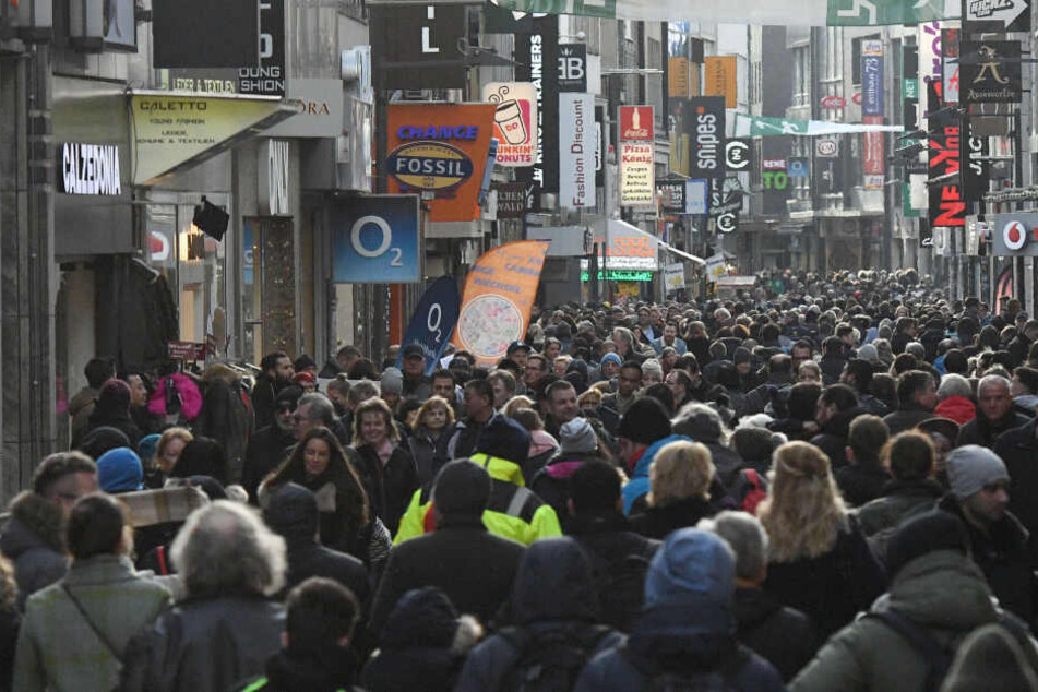 Die Hohe Straße in Köln.