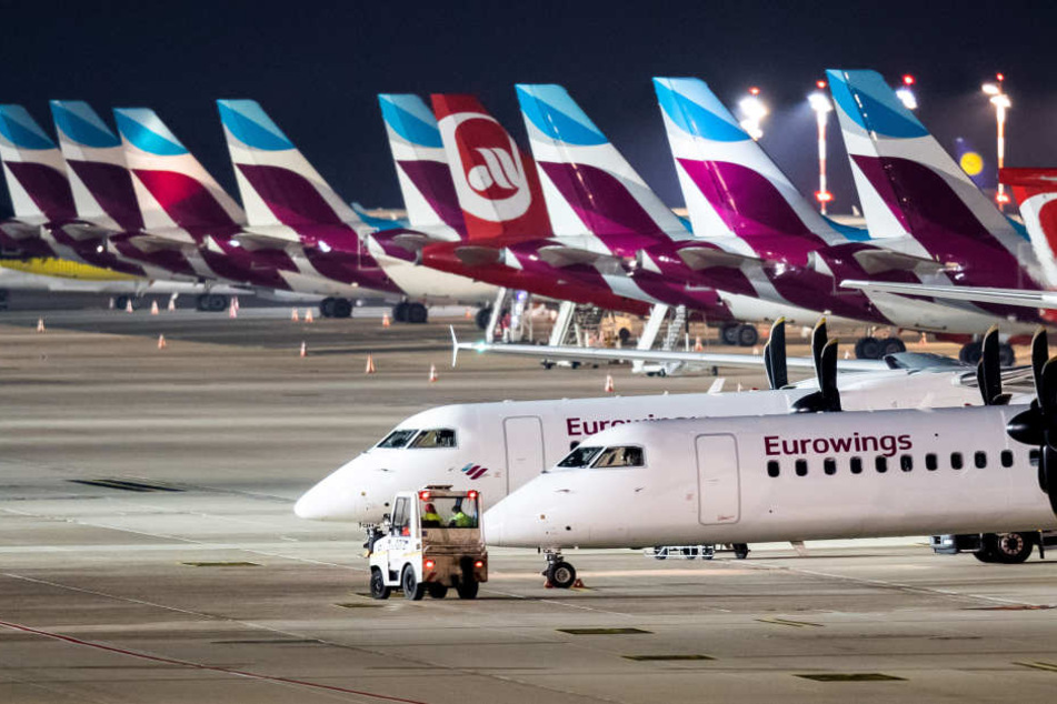 Besonders häufig landeten die Eurowings-Flieger verspätet.