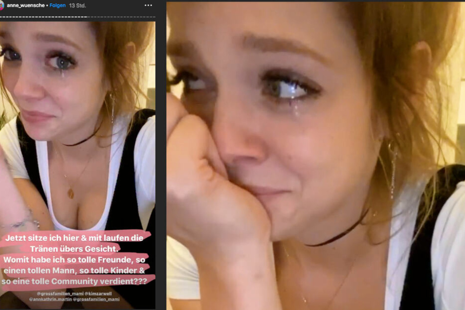 Zu diesem Anlass wird Anne ganz emotional.