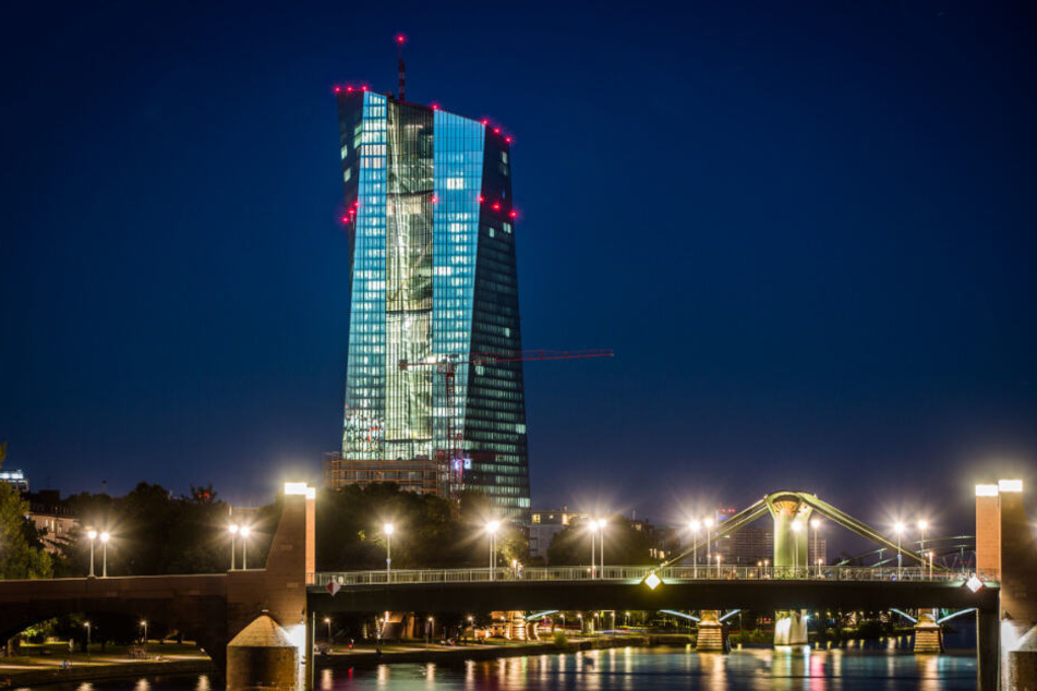 Die Zentrale der Europäischen Zentralbank (EZB) in Frankfurt am Main.