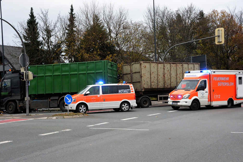 Notärzte haben das Unfallopfer umgehend versorgt.