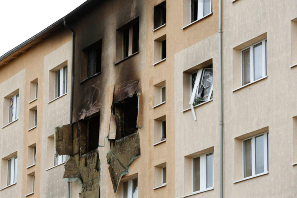 Zu der schweren Explosion kam es am 7. Oktober 2017 in einer Wohnung in einem Mehrfamilienhaus im Leipziger Stadtteil Meusdorf.