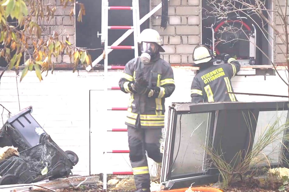 Die Feuerwehr war mit einem Großaufgebot im Einsatz.