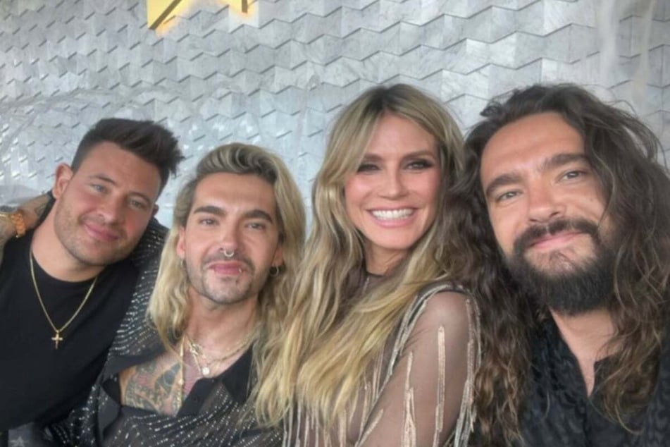 So harmonisch zeigten sich die Kaulitz-Twins noch vor ein paar Monaten: Tom (r.) mit seiner Heidi (52), Bill (2.v.l.) mit seinem Marc.