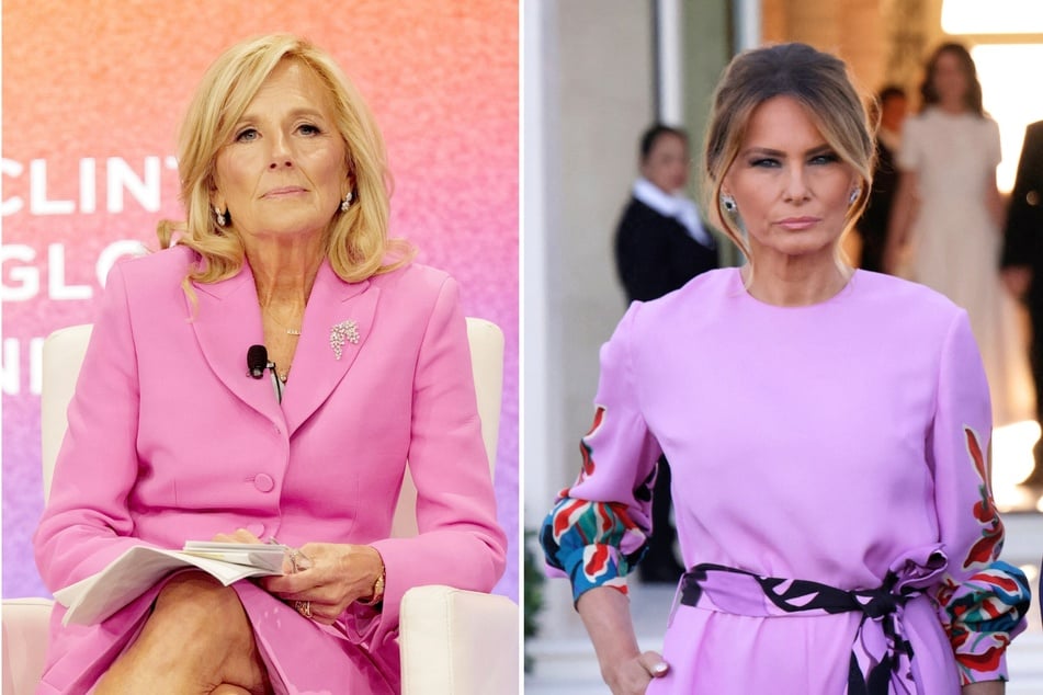 Melania Trump (r.) recently turned down an invitation to attend a meeting at the White House with first lady Jill Biden following her husband's election win.