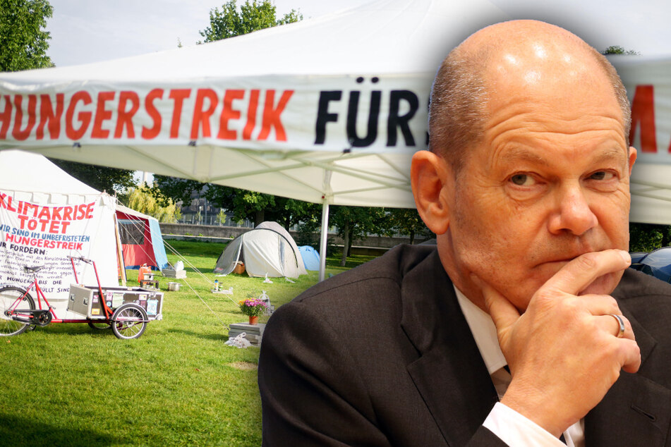 Mehrere mussten Hungerstreik abbrechen: Scholz trifft sich mit Klimaaktivisten