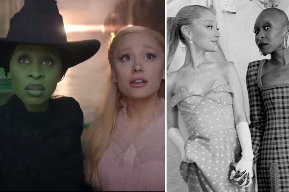 Ariana Grande and Cynthia Erivo shine at Super Bowl after Wicked trailer drops