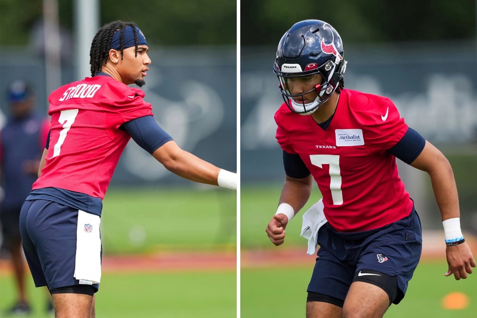 Former Ohio State quarterback CJ Stroud appears to give Houston Texans quarterback Davis Mills serious competition for the starting job this season.