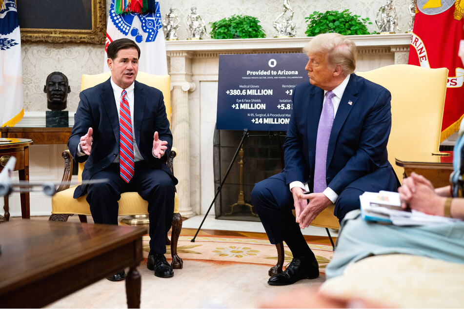 Donald Trump reportedly called former Arizona Governor Doug Ducey multiple times to "pressure" him to overturn the state's 2020 election results.