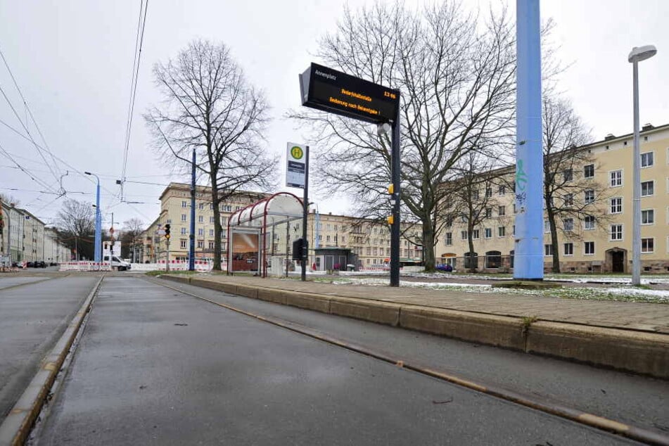 Auch die Straßenbahn-Haltestelle in der Annenstraße soll mit Fördergeld barrierefrei werden.