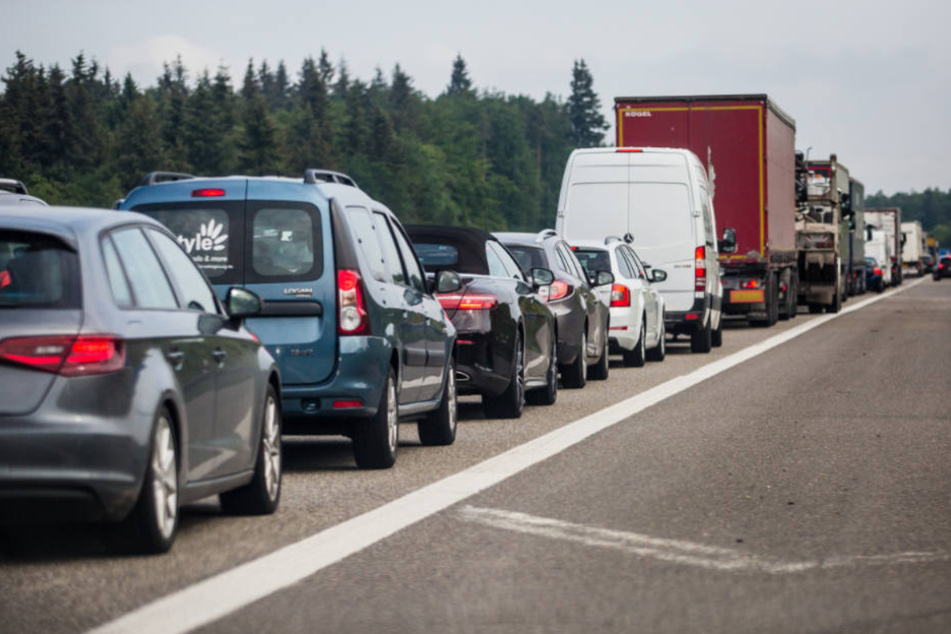 So werden die Autobahnen in den Ferien häufig aussehen.