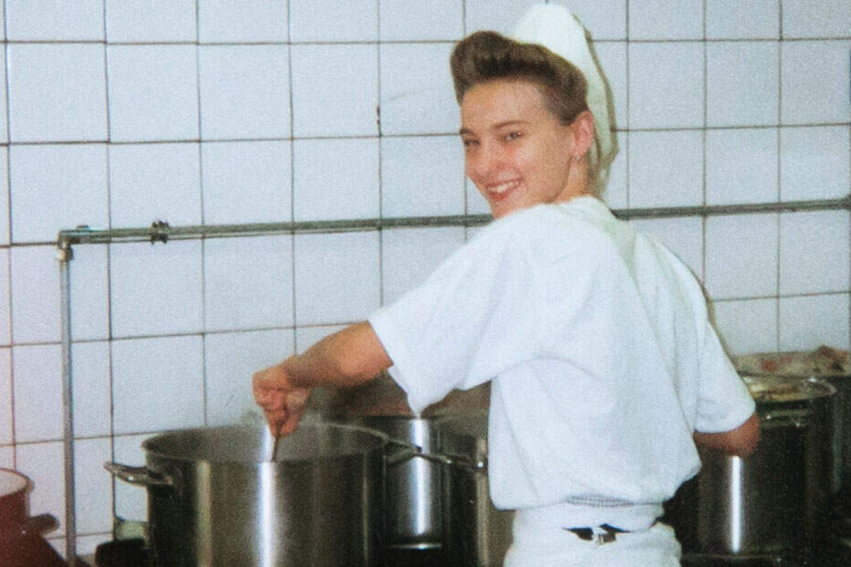 Elisabeth während ihrer Ausbildung zur Köchin.