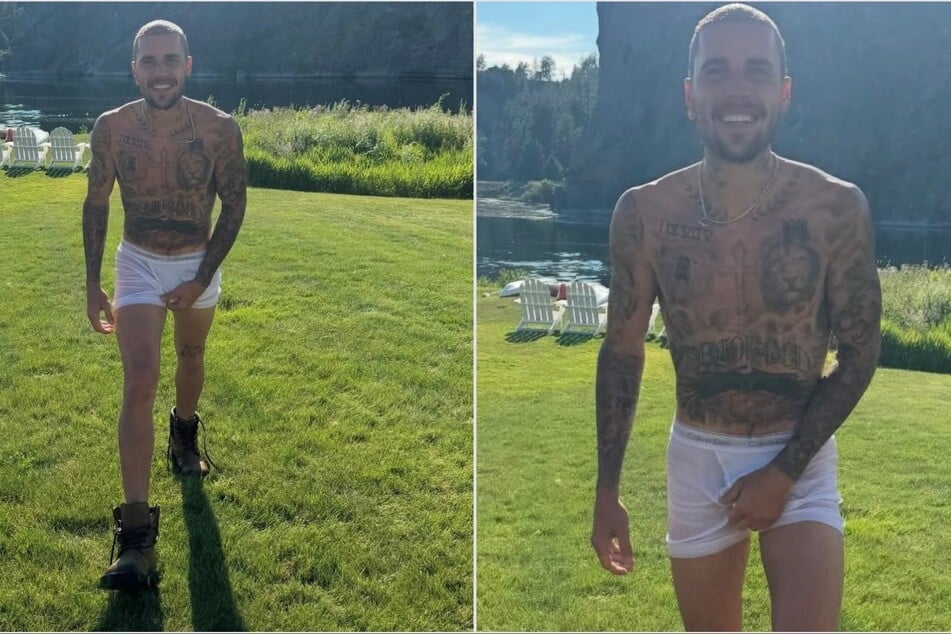 Justin Bieber leaves little to the imagination in spicy new snaps