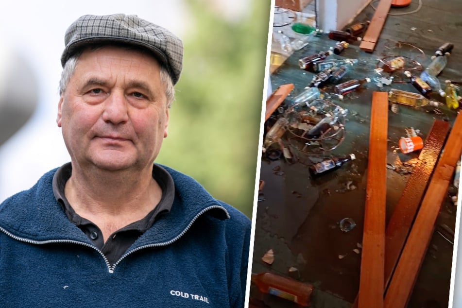 Museumsdirektor Uwe Jähnig (62) hat eine Träne beim Anblick des Schadens verdrückt.