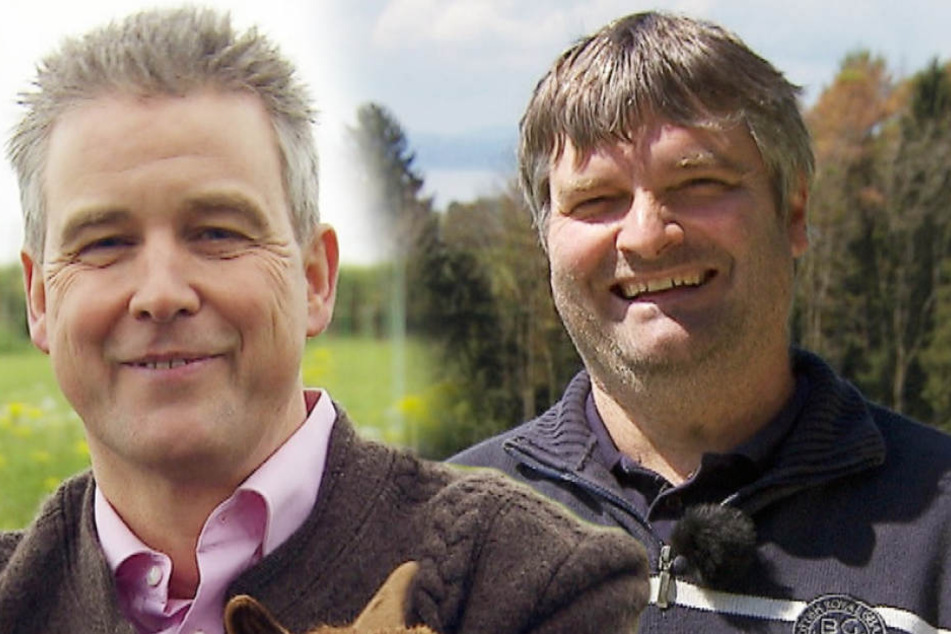 Der tierliebe "Ziegenmichel" Michael (l.) und der sympathische Milchviehhalter Klaus Jürgen.