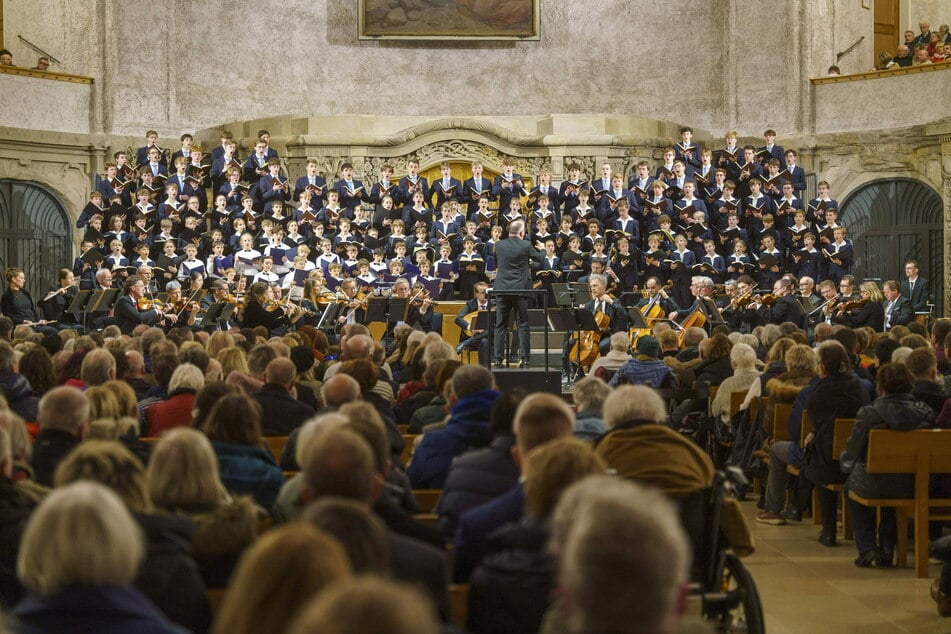 Kreuzchorkonzert mit Orchester in der Kreuzkirche - so wird es am Samstag wieder sein.