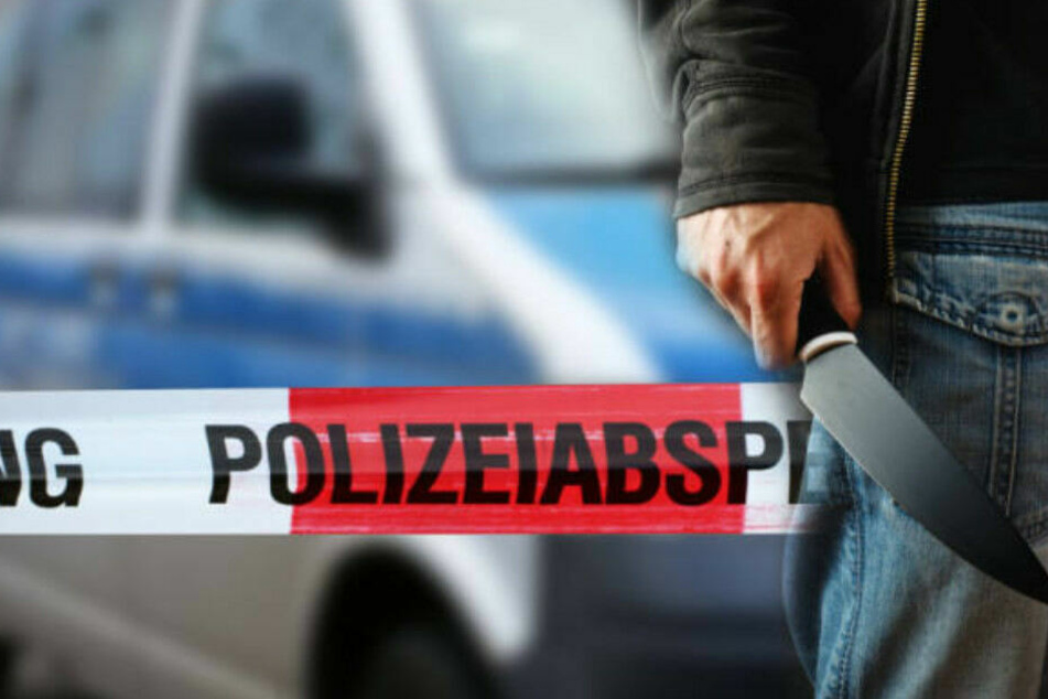 Der Angeklagte gestand im Prozess, seine Frau mit einem Messer erstochen zu haben. (Symbolbilder, Fotomontage)