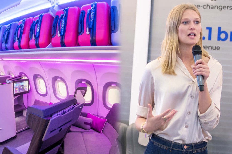 Topmodel Toni Garrn und Airbus zeigen die Zukunft des Fliegens