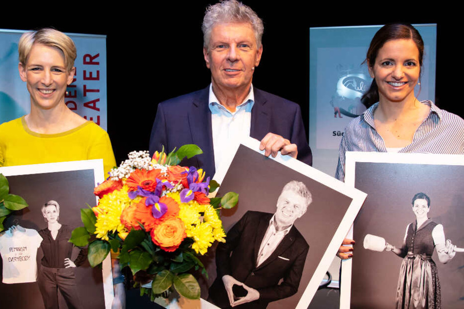 Grünen-Kandidatin Katrin Habenschaden, SPD-OB Dieter Reiter und Kristina Frank von der CSU (v.l.n.r.) kämpfen derzeit um die Gunst der Wähler.