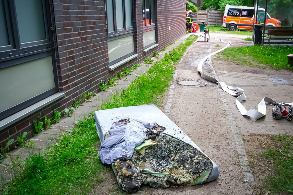 Am Samstag ist in Asklepios Klinik in Wandsbek eine Matratze in Brand geraten.