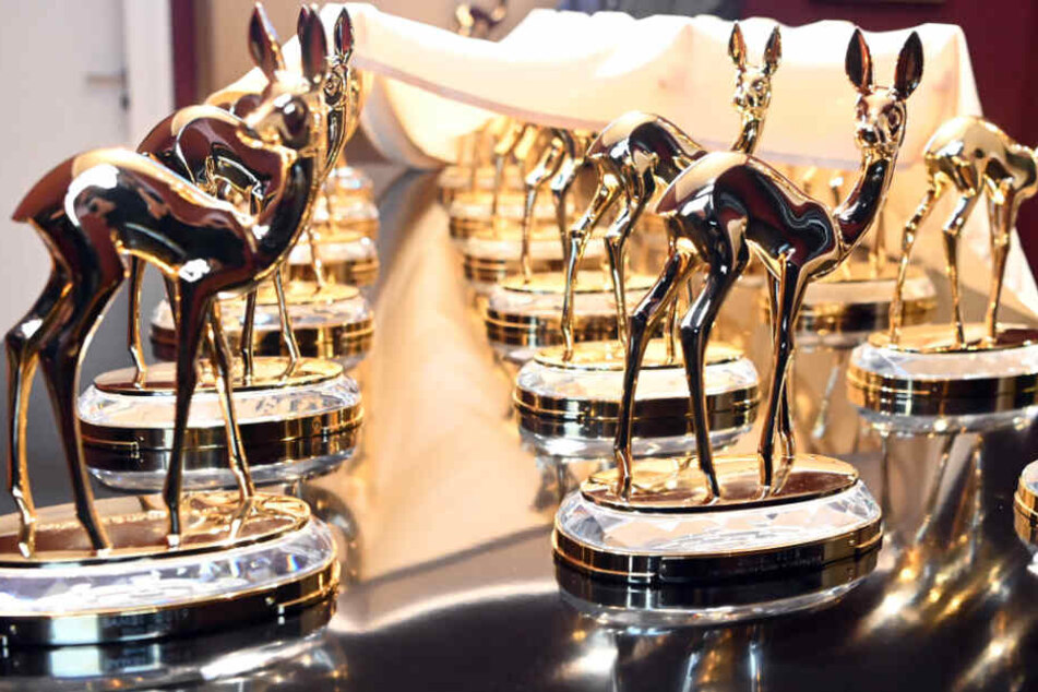 Baden-Baden: Im Festspielhaus werden Bambi-Trophäen gezeigt.