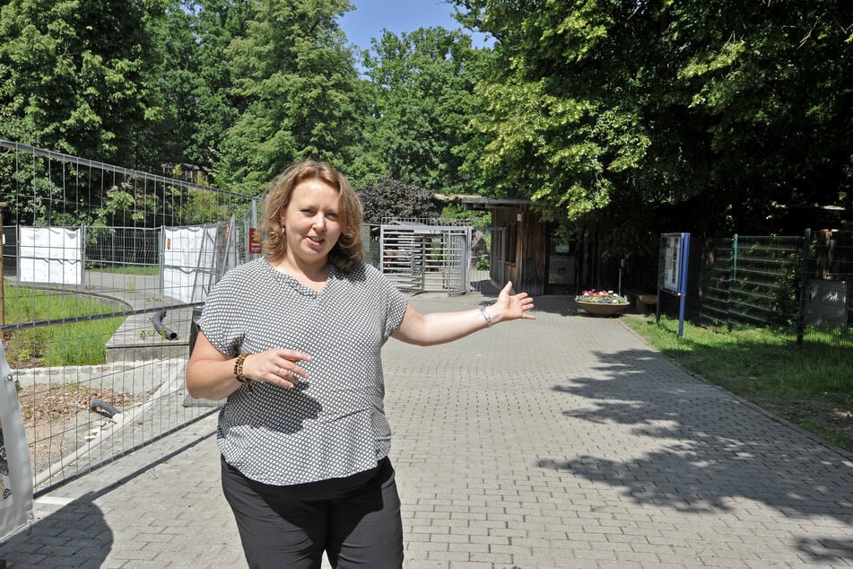 Solveig Kempe (44, CDU) könnte sich auch eine Fahrradgarage am Tierpark gut vorstellen.