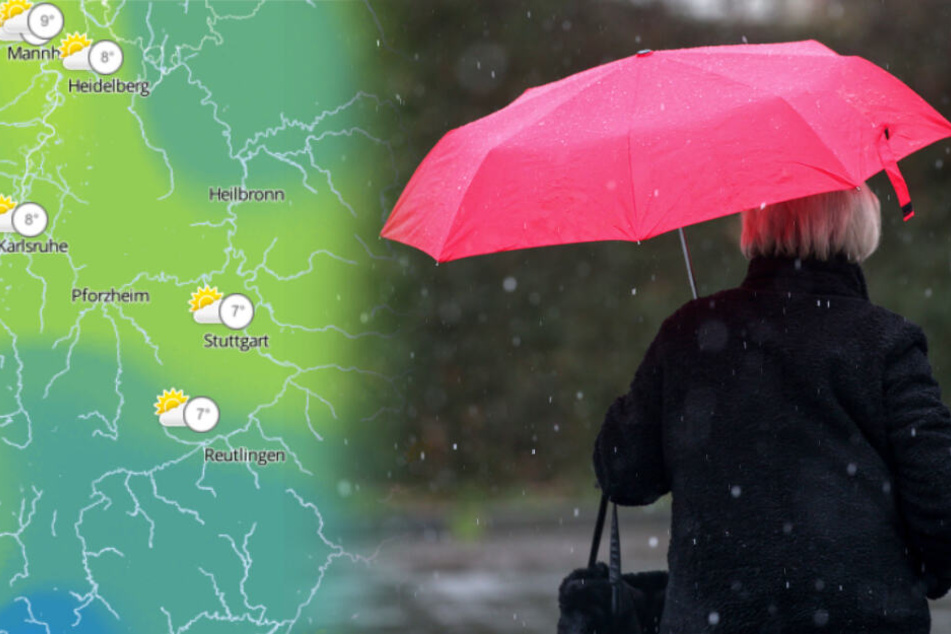 Das Wetter wird in Baden-Württemberg zunächst regnerisch.